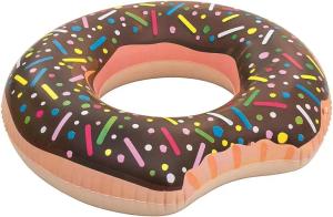 KOŁO DMUCHANE DUŻE MATERAC DO WODY DO PŁYWANIA BASENU DONUT KÓŁKO 90CM XXL