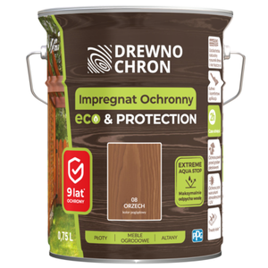 Impregnat ochronny ECOPROTECTION orzech 4,5 l Drewnochron
