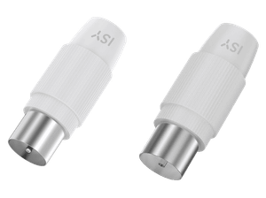 Zestaw adapterów antenowych ISY ISA-9069 Biało-srebrny