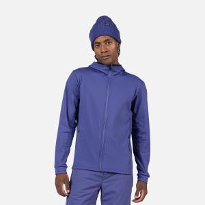 ROSSIGNOL BLUZA NARCIARSKA MĘSKA MID LAYER STRETCH HOODIE niebieski (M)