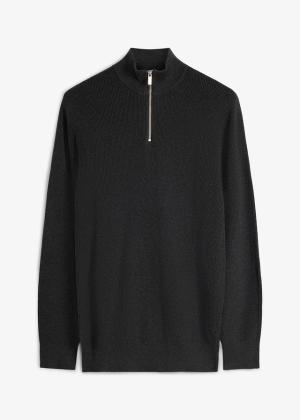Bluza ze stójką z czystej bawełny
