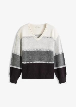 Sweter z balonowymi rękawami