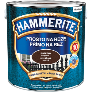 Farba antykorozyjna Prosto na rdzę Piaskowy Brązowy 2,5 l Hammerite