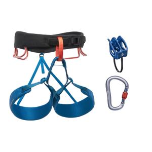 BLACK DIAMOND uprząż wspinaczkowa zestaw W MOMENTUM HARNESS niebieski (M)