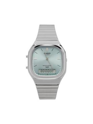Casio Zegarek Vintage AQ-240E-2AEF Srebrny