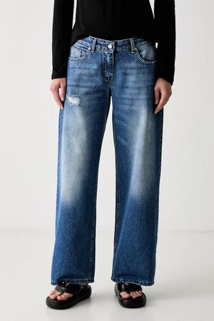 Haveone jeansy straight damskie