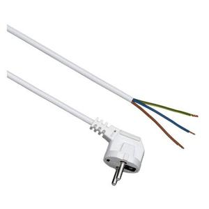 Przyłącze z wtyczką białe 3 x 1,0 mm² 1,5 m Duwi