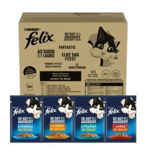 Karma dla kota Purina Felix 120x85g mix smaków