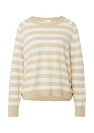 Dzianinowy sweter oversize wykonany z mieszanki wiskozy