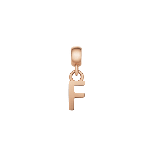 Daniel Wellington DW Charm Letter F Rose Gold
