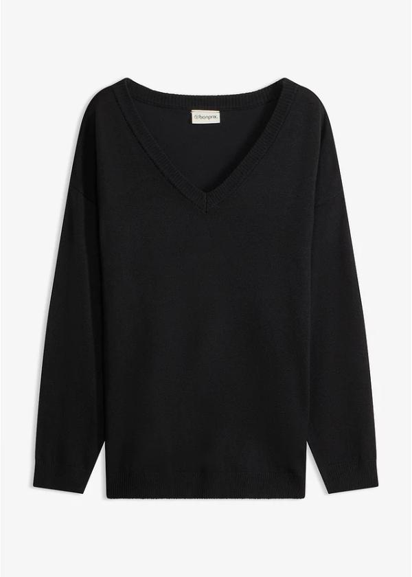 Sweter oversize z mieszanki wiskozy