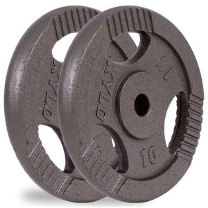 Zestaw OBCIĄŻEŃ ŻELIWNYCH 20KG talerze ŻELIWO nakład CIĘŻARY krążki METAL