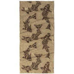 BUFF CoolNet UV Chusta Bezszwowa Unisex UPF50 Lake River Khaki (10)