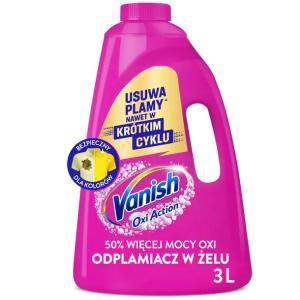 Vanish Oxi Action Pink odplamiacz do tkanic w żelu 3l