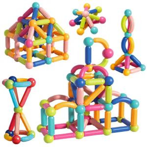 KLOCKI MAGNETYCZNE 3D KONSTRUKCYJNE KREATYWNE UKŁADANKA DLA DZIECI XXL 120