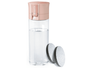 Butelka filtrująca BRITA Vital 0,6 l brzoskwiniowy + 2 filtry MicroDisc