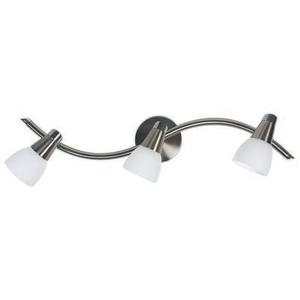 Listwa SELIA 3x40W G9 nikiel mat/chrom biały bez żarówek CANDELLUX