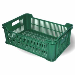 Skrzynka ażurowa 15 kg zielona
