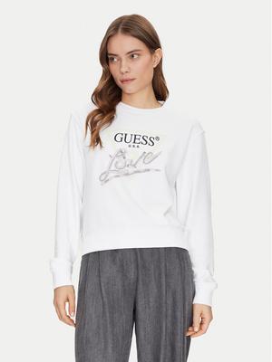 Guess Bluza W5GQ05 KB683 Biały Reglan Fit