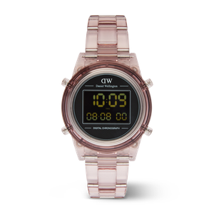 Daniel Wellington DW Watch Retro Digital Dark Pink 36mm