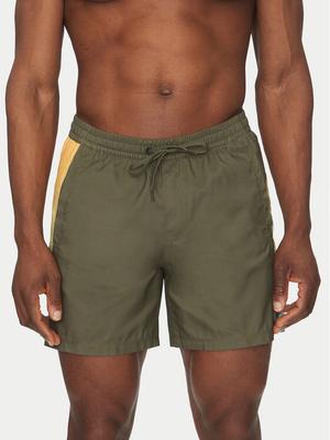 Quiksilver Szorty materiałowe EQYJV04136 Zielony Regular Fit