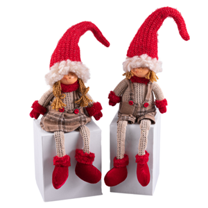 Figurka tekstylna siedzące dziecko 61 x 15 cm mix
