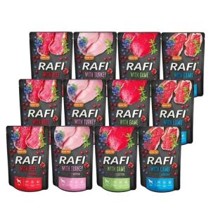 DOLINA NOTECI RAFI MIX SMAKÓW KARMA MOKRA 40X300G