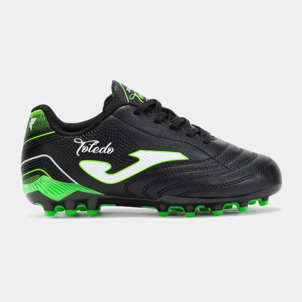 JOMA buty piłkarskie dziecięce na orlik treningowe TOLEDO TOJW2501AG czarne (37)