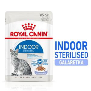 ROYAL CANIN Indoor Sterilised Adult w galaretce 12x85 g