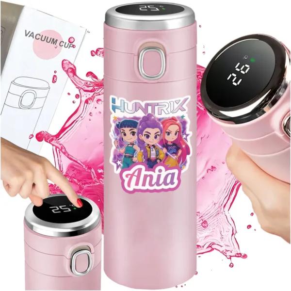 KUBEK TERMICZNY LED TERMOS IMIĘ DEMON HUNTERS HUNTRIX KPOP PREZENT MIKOŁAJ