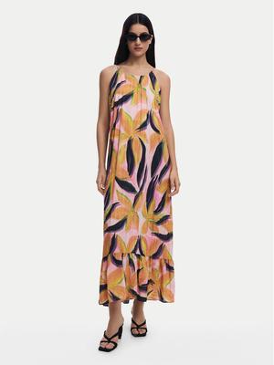 Desigual Sukienka letnia Limoges 25SWVW12 Kolorowy Regular Fit