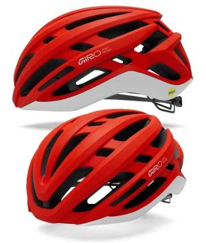 Kask rowerowy GIRO Agilis MIPS szosa GRAVEL matte red L 59-63cm