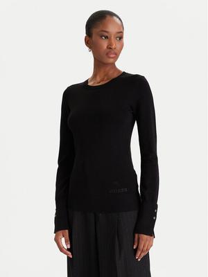Guess Sweter Elinor W2YR30 Z2V62 Czarny Regular Fit