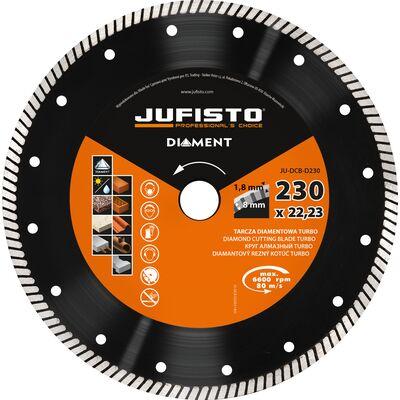 Tarcza diamentowa TURBO 230 x 1,8 mm Jufisto