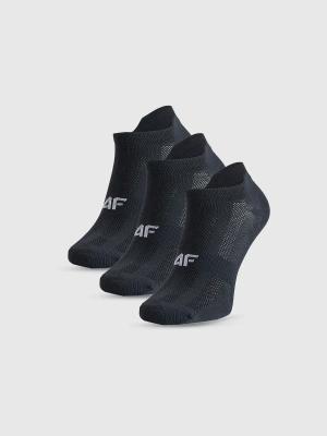 4F skarpetki damskie bawełniane stopki 3 pak 4FWMM00UFSOF244 czarne (39-42)