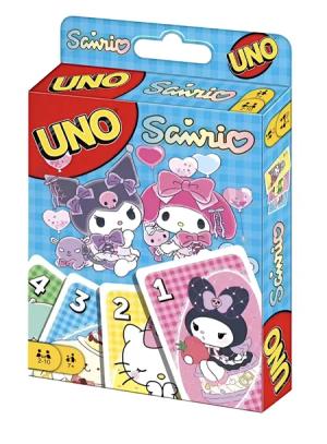 UNO Gra Karciana Towarzyska 108 kart Kuromi Anime