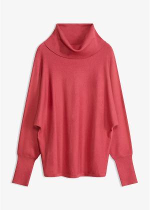 Sweter z golfem z mieszanki wiskozy