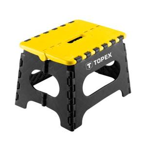 Stołek składany udźwig 150 kg wysokość 22 cm TOPEX