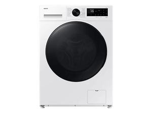 Pralko-suszarka SAMSUNG WD90HG5U34BEEO EcoBubble Biały z czarnymi drzwiami