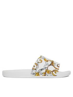 Versace Jeans Couture Klapki 78YA3SQ4 Biały
