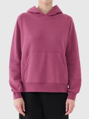 4F bluza dresowa damska z kapturem 4FWAW25TSWSF1976 czerwony (XS)