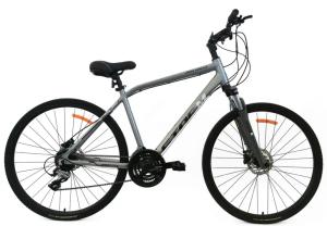 Rower STORM CROSS AERO 4.0 MAN srebrny/biały 19