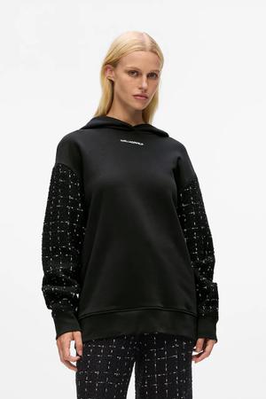 Karl Lagerfeld bluza z dodatkiem wełny