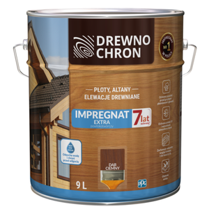 Impregnat EXTRA powłokotwórczy dąb ciemny 9 l Drewnochron