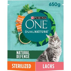 Purina ONE DualNature Sterilised 650 g Łosoś 650 g