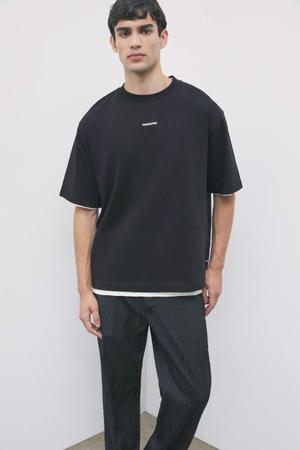 Oversizowy T-shirt z bawełny