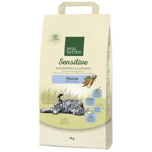 REAL NATURE Żwirek Naturalny Zbrylający Sensitive Maniok 6 kg