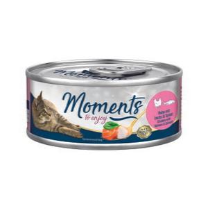MOMENTS Adult Kurczak z łososiem i szpinakiem: 48x70 g
