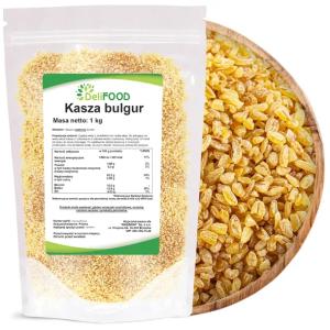 KASZA BULGUR 1KG 1000G NATURALNA WYSOKA JAKOŚĆ