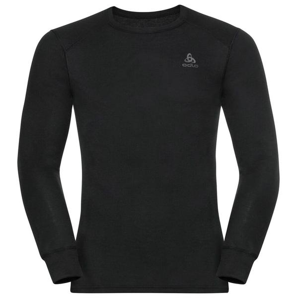 ODLO koszulka termoaktywna męska z długim rękawem sportowa Active Warm czarna (XL)